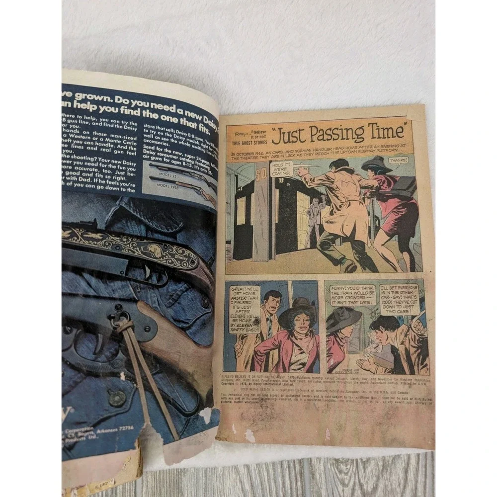 Vintage Ripley's Believe It or Not! True Ghost Stories Gold Key Comic Lot Of 2